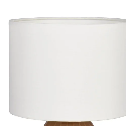 CANDEEIRO DE MESA EM CERÂMICA MOKKA E27 36CM THALEN