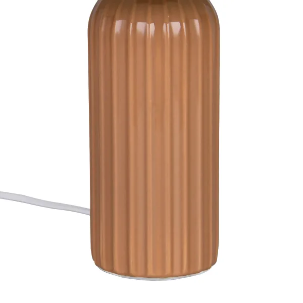 CANDEEIRO DE MESA EM CERÂMICA MOKKA E27 36CM THALEN