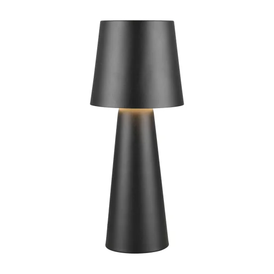 CANDEEIRO DE MESA METAL PRETO E27 OBELVIA