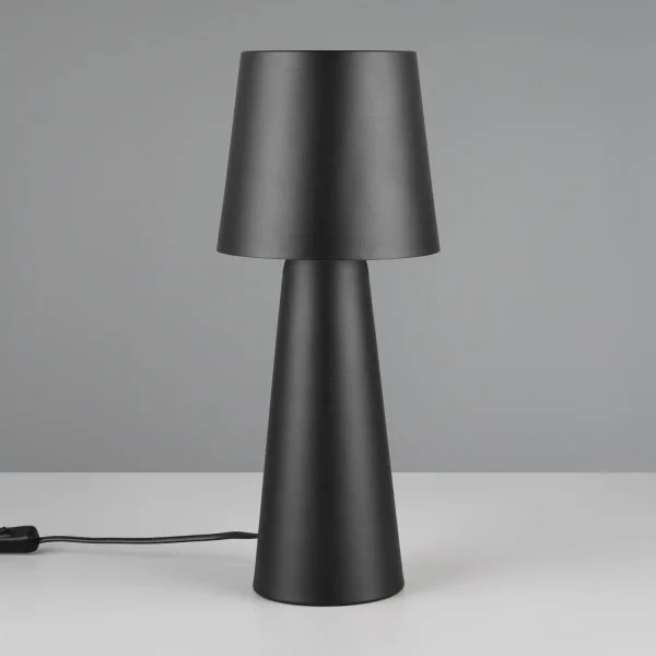 CANDEEIRO DE MESA METAL PRETO E27 OBELVIA