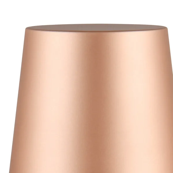 CANDEEIRO DE MESA EM METAL CASTANHO E27 OBELVIA