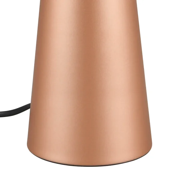 CANDEEIRO DE MESA EM METAL CASTANHO E27 OBELVIA