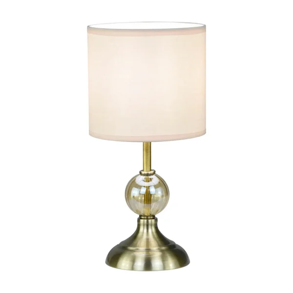 CANDEEIRO DE MESA METAL COURO E14 MIRABELLA