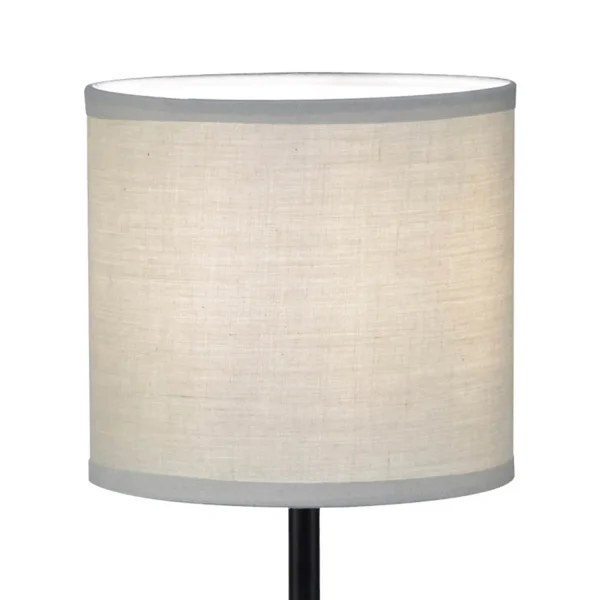 CANDEEIRO DE MESA METAL PRETO E14 MIRABELLA