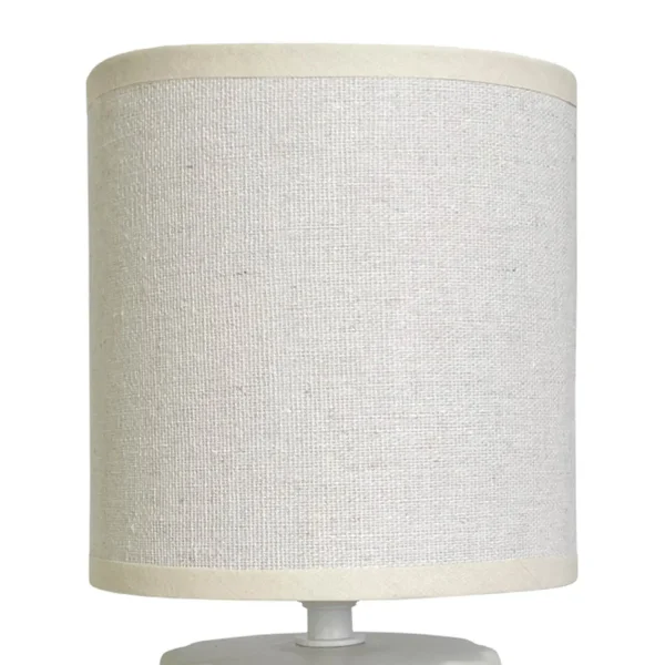 CANDEEIRO DE MESA CERÂMICA BRANCA E14 BONNIE