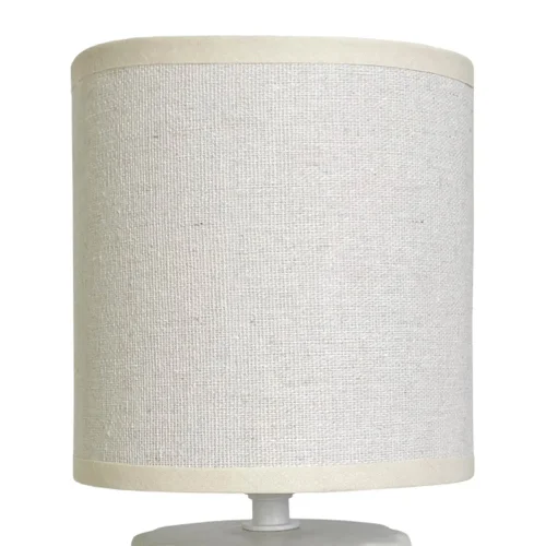 CANDEEIRO DE MESA CERÂMICA BRANCA E14 BONNIE