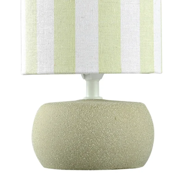 CANDEEIRO DE MESA EM CERÂMICA VERDE E14 27 CM ZAIRE