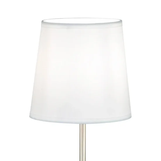 LÂMPADA DE MESA METAL NÍQUEL ACETINADO E14 THARION 2