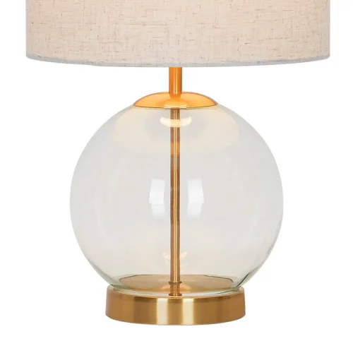 CANDEEIRO DE MESA METAL LATÃO E27 45CM MIREL