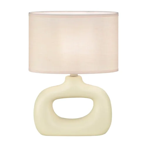 CANDEEIRO DE MESA CERÂMICA BAUNILHA E14 MALDEN