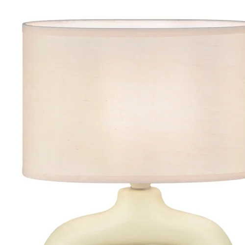 CANDEEIRO DE MESA CERÂMICA BAUNILHA E14 MALDEN