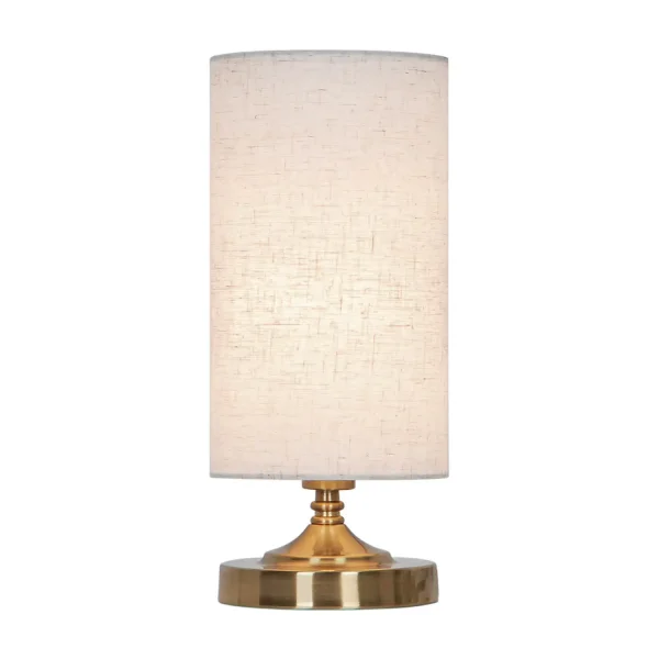 CANDEEIRO DE MESA EM METAL BRONZE ENVELHECIDO E14 TRIELLA