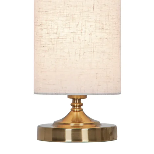 CANDEEIRO DE MESA EM METAL BRONZE ENVELHECIDO E14 TRIELLA