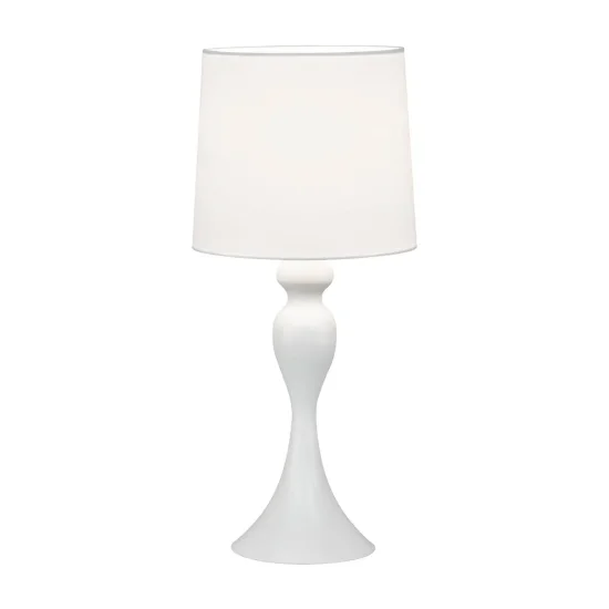 CANDEEIRO DE MESA METAL BRANCO E27 ARLISSE