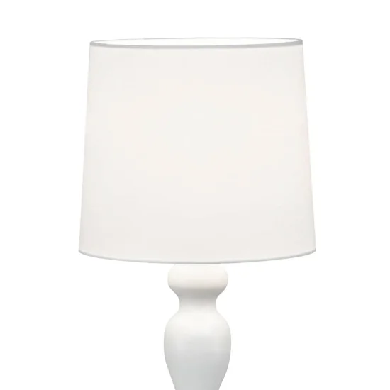 CANDEEIRO DE MESA METAL BRANCO E27 ARLISSE 2