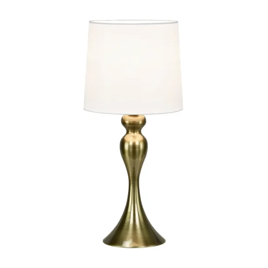 CANDEEIRO DE MESA METAL BRONZE ENVELHECIDO E27 ARLISSE 2