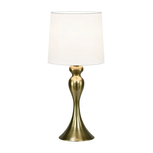 CANDEEIRO DE MESA METAL BRONZE ENVELHECIDO E27 ARLISSE