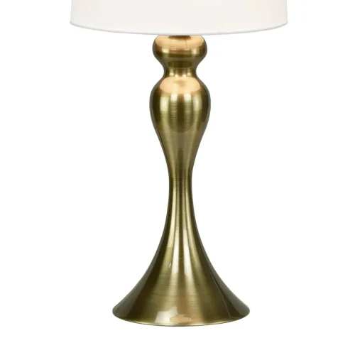 CANDEEIRO DE MESA METAL BRONZE ENVELHECIDO E27 ARLISSE