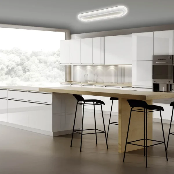 PLAFON LED 32W 4000K METAL BRANCO LEXOR