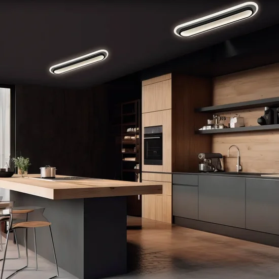 PLAFON LED 38W 4000K METAL PRETO NEBRIX 2