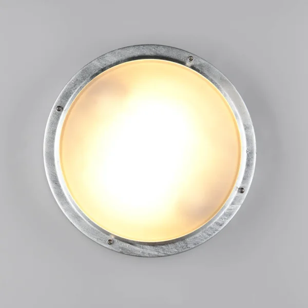 APLIQUE EXTERIOR E27 METAL ZINCO IP54 BASILIO