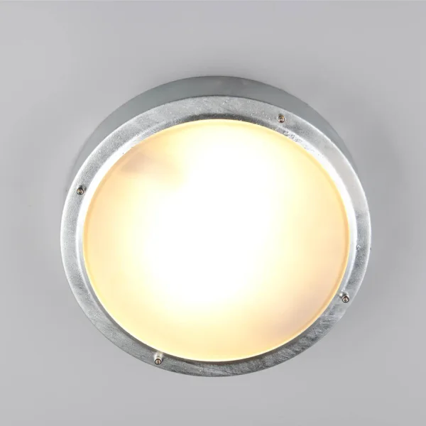 APLIQUE EXTERIOR E27 METAL ZINCO IP54 BASILIO