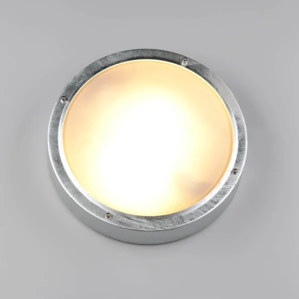 APLIQUE EXTERIOR E27 METAL ZINCO IP54 BASILIO