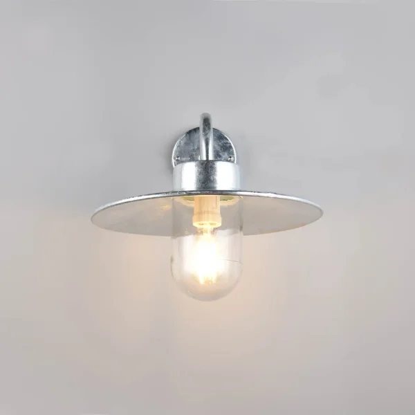 APLIQUE EXTERIOR E27 METAL ZINCO IP44 NERINE