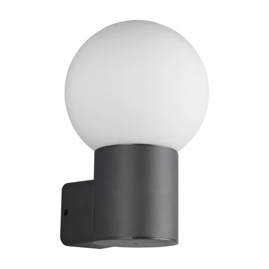 APLIQUE EXTERIOR E27 EM ALUMÍNIO ANTRACITE IP44 LAUREL 2