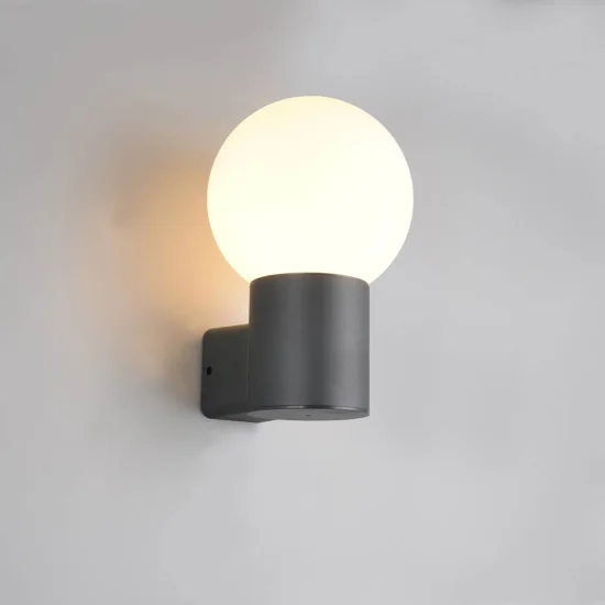 APLIQUE EXTERIOR E27 EM ALUMÍNIO ANTRACITE IP44 LAUREL