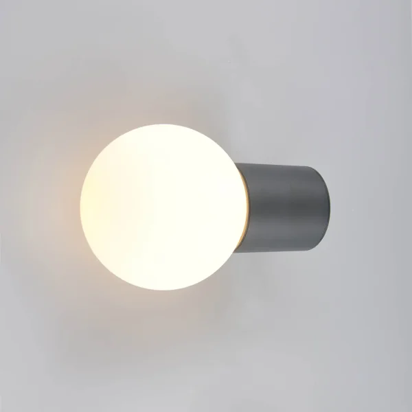 APLIQUE EXTERIOR E27 EM ALUMÍNIO ANTRACITE IP44 LAUREL