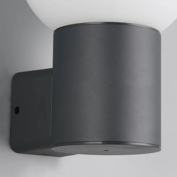 APLIQUE EXTERIOR E27 EM ALUMÍNIO ANTRACITE IP44 LAUREL