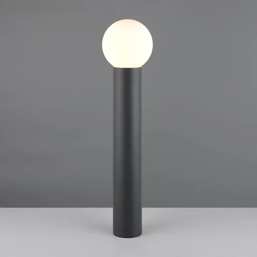 BALIZA EXTERIOR E27 ALUMÍNIO ANTRACITE IP44 80CM LAUREL