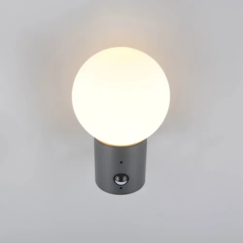 APLIQUE EXTERIOR E27 COM SENSOR ALUMÍNIO ANTRACITE IP44 LAUREL