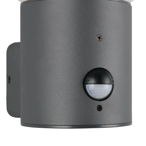 APLIQUE EXTERIOR E27 COM SENSOR ALUMÍNIO ANTRACITE IP44 LAUREL