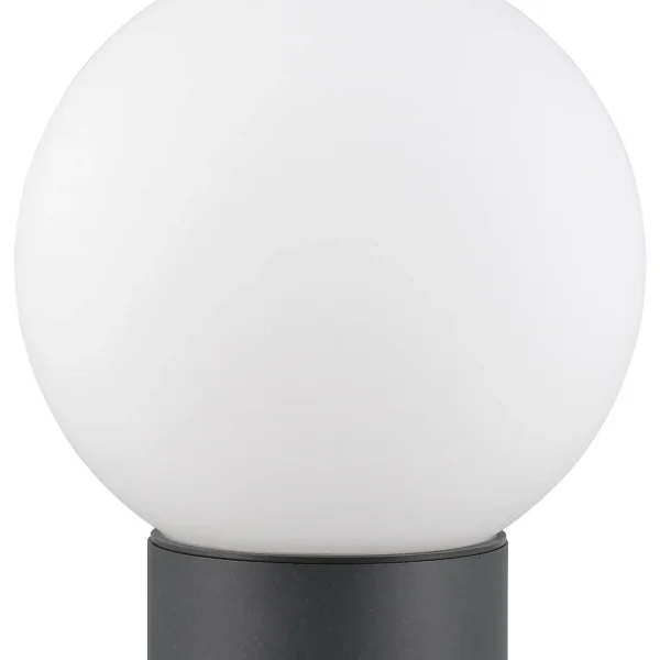 BALIZA EXTERIOR E27 COM SENSOR ALUMÍNIO ANTRACITE IP44 40CM LAUREL
