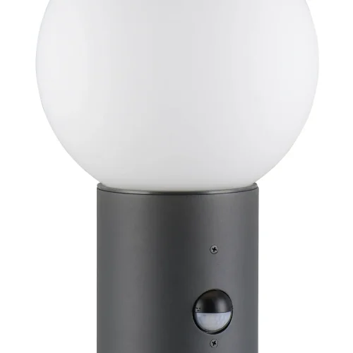 BALIZA EXTERIOR E27 COM SENSOR ALUMÍNIO ANTRACITE IP44 80CM LAUREL