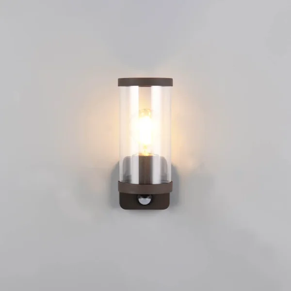 APLIQUE EXTERIOR E27 COM SENSOR ALUMÍNIO OXIDO IP44 DANDELION