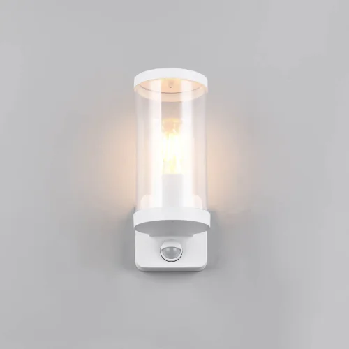 APLIQUE EXTERIOR E27 COM SENSOR ALUMÍNIO BRANCO IP44 DANDELION
