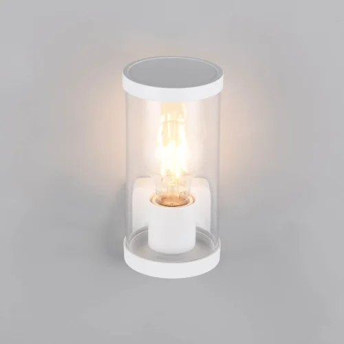 APLIQUE EXTERIOR E27 COM SENSOR ALUMÍNIO BRANCO IP44 DANDELION