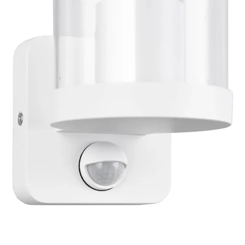 APLIQUE EXTERIOR E27 COM SENSOR ALUMÍNIO BRANCO IP44 DANDELION