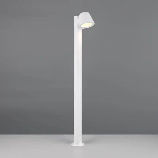 CANDEEIRO DE PÉ EXTERIOR GU10 BRANCO MATE 100CM IP44 MOSSEN