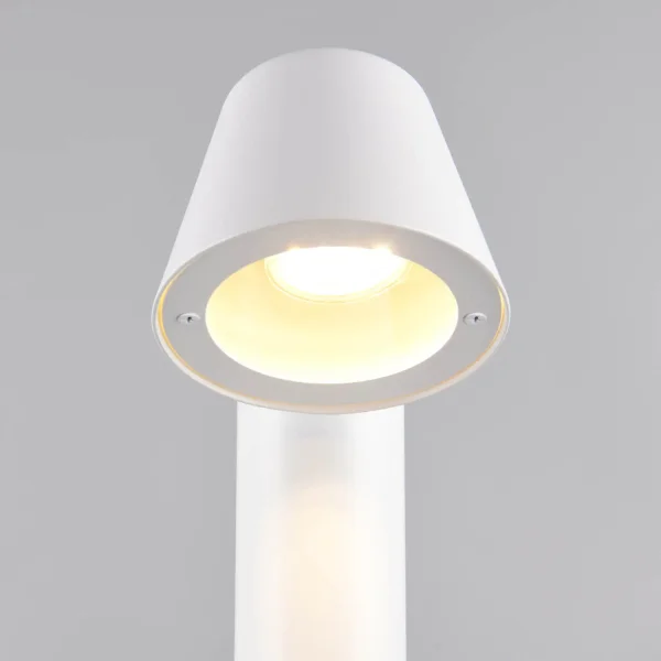 CANDEEIRO DE PÉ EXTERIOR GU10 BRANCO MATE 100CM IP44 MOSSEN