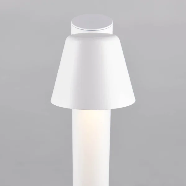 CANDEEIRO DE PÉ EXTERIOR GU10 BRANCO MATE 100CM IP44 MOSSEN
