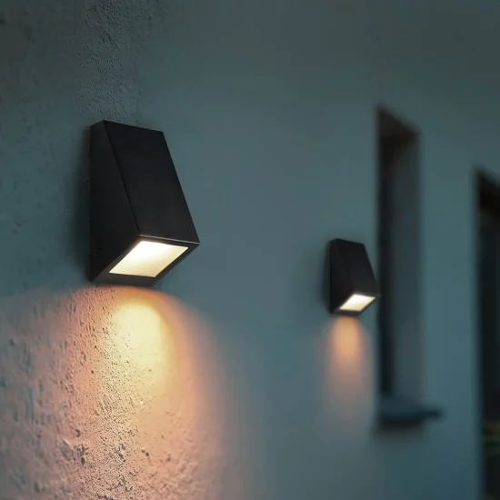 APLIQUE EXTERIOR GU10 IP44 PRETO BIDENS
