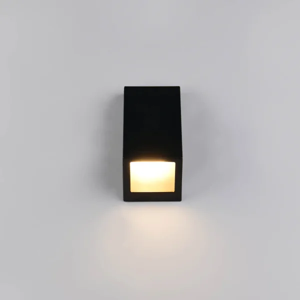 APLIQUE EXTERIOR GU10 IP44 PRETO BIDENS