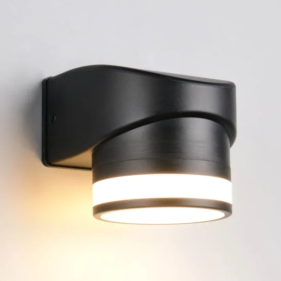 APLIQUE EXTERIOR GX53 10W 4000K IP44 PRETO CELANDINE 2
