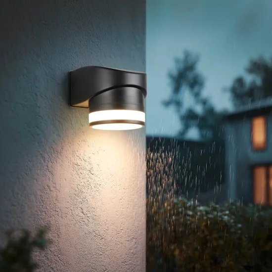 APLIQUE EXTERIOR GX53 10W 4000K IP44 PRETO CELANDINE