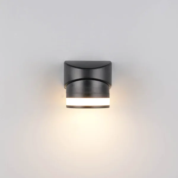 APLIQUE EXTERIOR GX53 10W 4000K IP44 PRETO CELANDINE