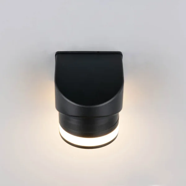 APLIQUE EXTERIOR GX53 10W 4000K IP44 PRETO CELANDINE